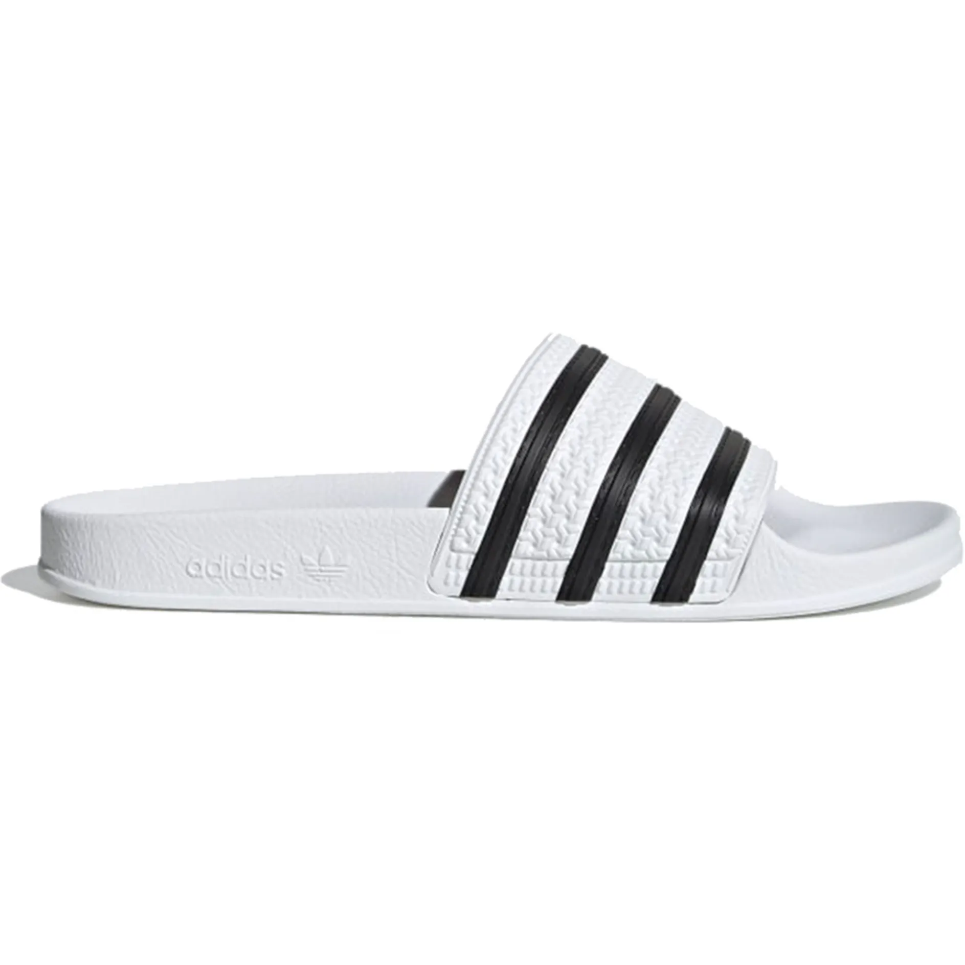 Adidas Adilette Slides - White / Core Black